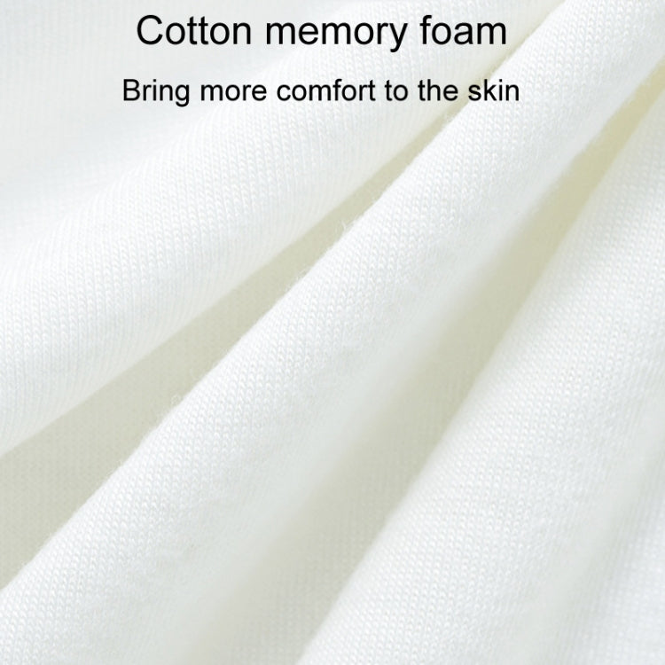 Knitted Cotton U-Shaped Memory Foam Pillow Portable Travel Neck Care Pillow