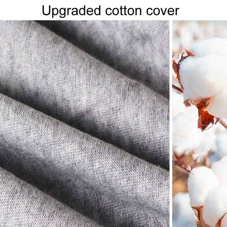 Knitted Cotton U-Shaped Memory Foam Pillow Portable Travel Neck Care Pillow