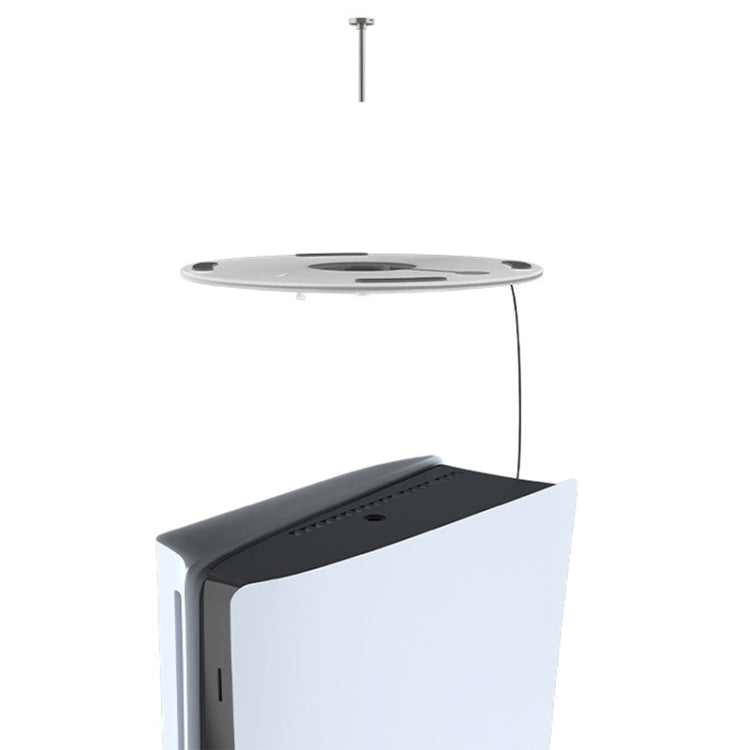 For PS5 Slim iplay HBP-575 Simple Storage Base Light Version RGB Colorful Vertical Storage Bracket