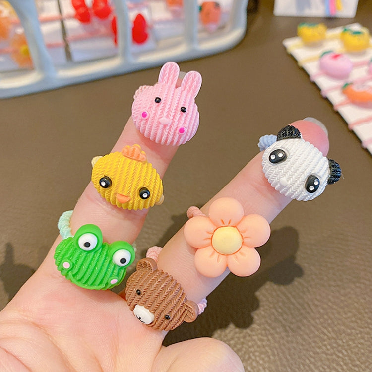 10pcs /Set Children Lovely Hair Bands Ring Baby Small Unbreakable Hair Headband