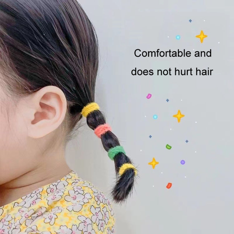 300pcs /Can Baby Elastic Hair Accessories And Hair Ties Children Non-Injury Hair Band