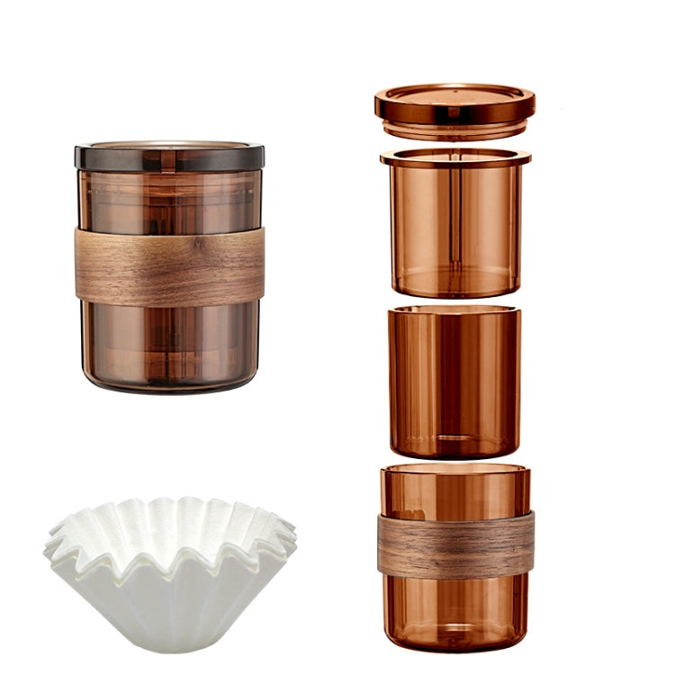 3 In 1 Pour Over Coffee Maker with Filter Cup for Camping Travel Office