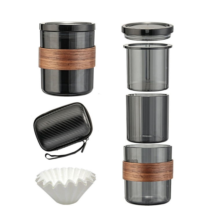 3 In 1 Pour Over Coffee Maker with Filter Cup for Camping Travel Office