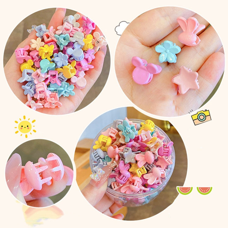 50pcs /Can Children Lovely Cute Small Griping Clip Disheveled Hair Clip Headdress