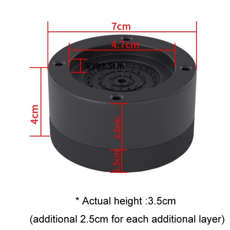 Washing Machine Base Non-Slip Heightening Fixed Shock-Absorbing Foot Pads