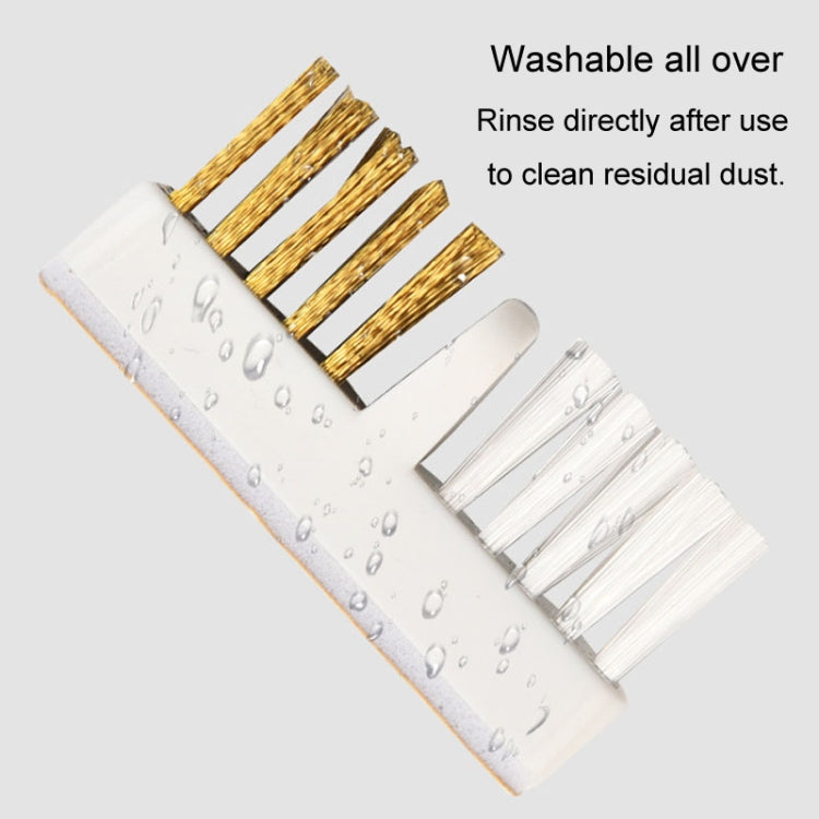 Nail Polish Machine Grinder Cleaning Brush Manicure Drill Bit Steel Wire Brush