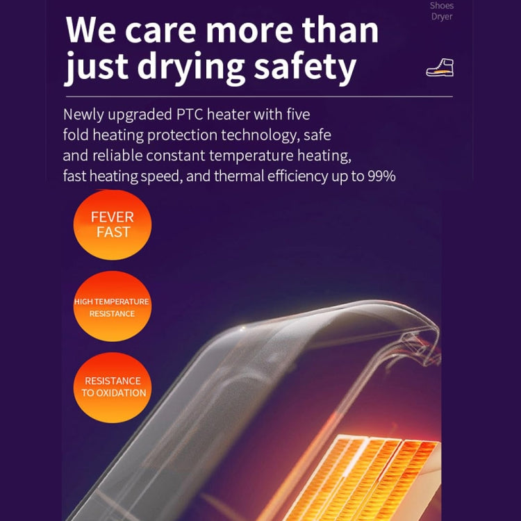 Electric Shoe Dryer with UV Sterilization Powered By 5V USB