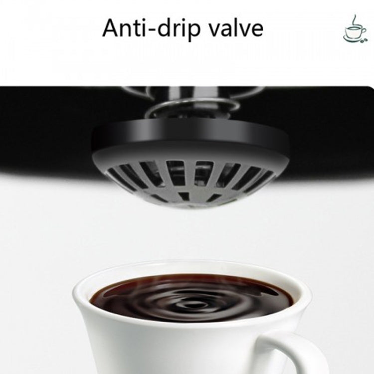 HOMEZEST 600W 0.65L  Automatic Drip Coffee Maker with Glass Carafe 2-6 Cup Capacity