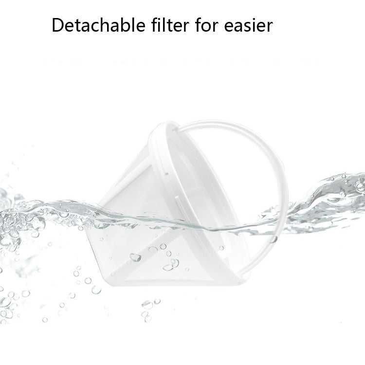 HOMEZEST 600W 0.65L  Automatic Drip Coffee Maker with Glass Carafe 2-6 Cup Capacity