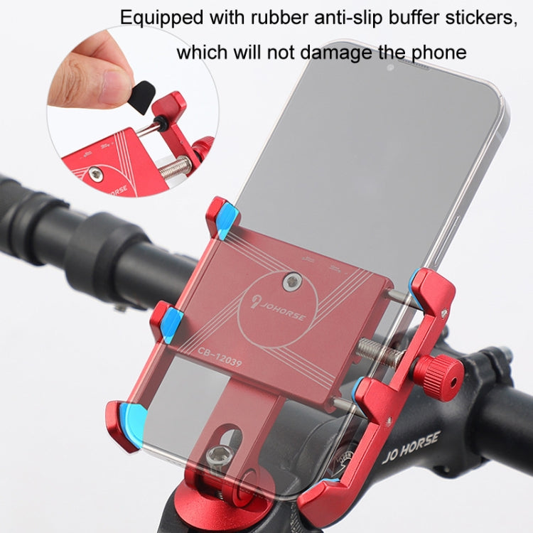 JOHORSE Bicycle Shockproof Mobile Phone Holder Motorcycle Riding Equipment