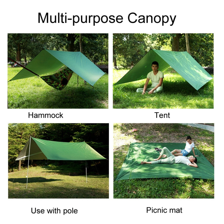 250 x 120cm Anti-mosquito Hammock and Tarp Set Waterproof Sunshade Camping Supplies