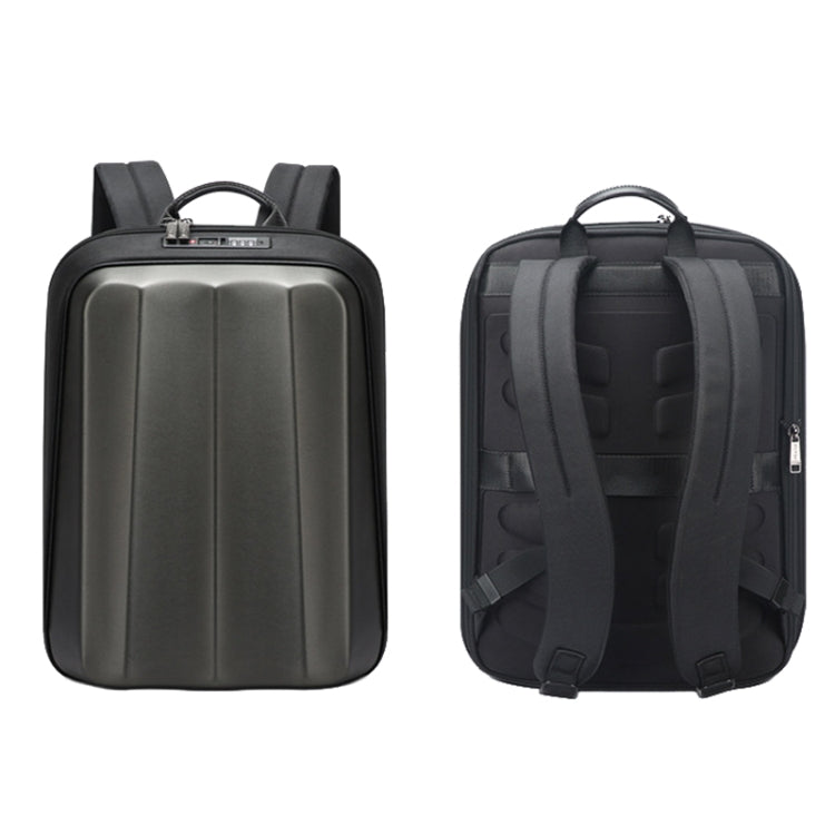Bopai 61-122579 Large Capacity Hard Shell Password Lock Waterproof Business Laptop Backpack