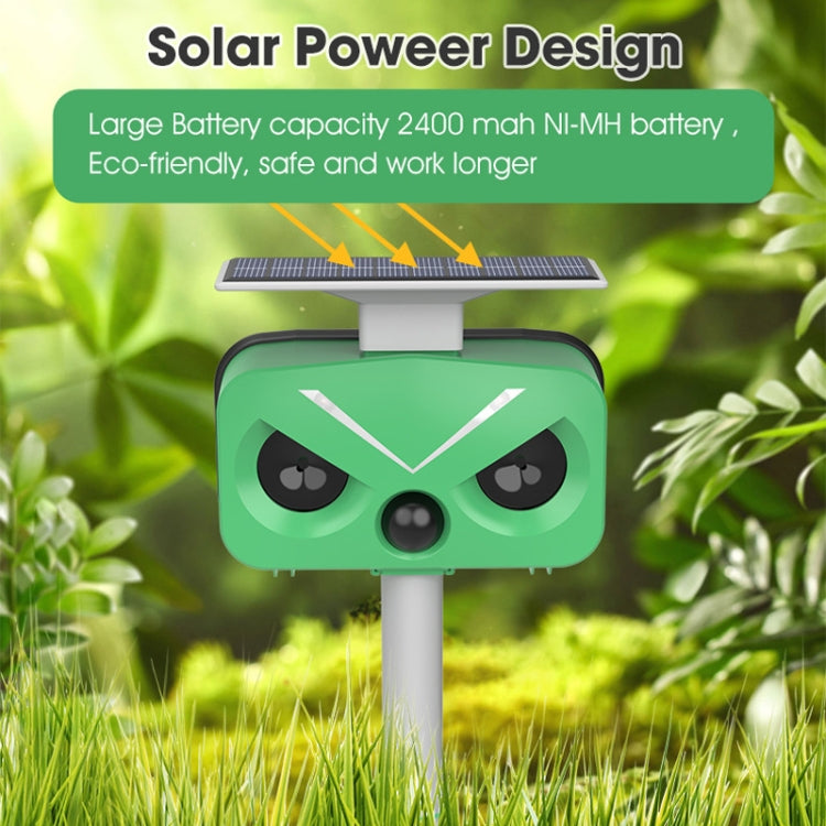 Outdoor Solar Animal Repeller Multi-functional Bird/Cat/Rat Repeller
