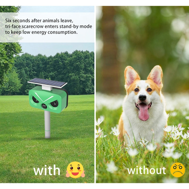 Outdoor Solar Animal Repeller Multi-functional Bird/Cat/Rat Repeller