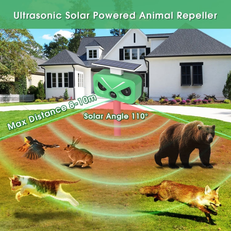 Outdoor Solar Animal Repeller Multi-functional Bird/Cat/Rat Repeller