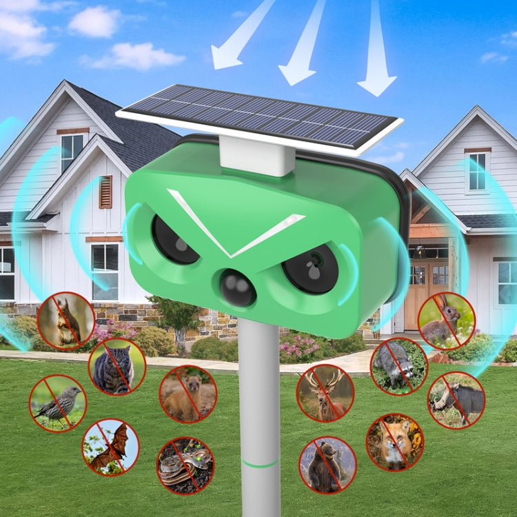 Outdoor Solar Animal Repeller Multi-functional Bird/Cat/Rat Repeller