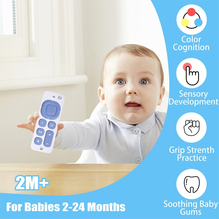 Baby Simulation Silicone Remote Control Can Press Tooth Glue Preventing Eating Hands Teething Stick