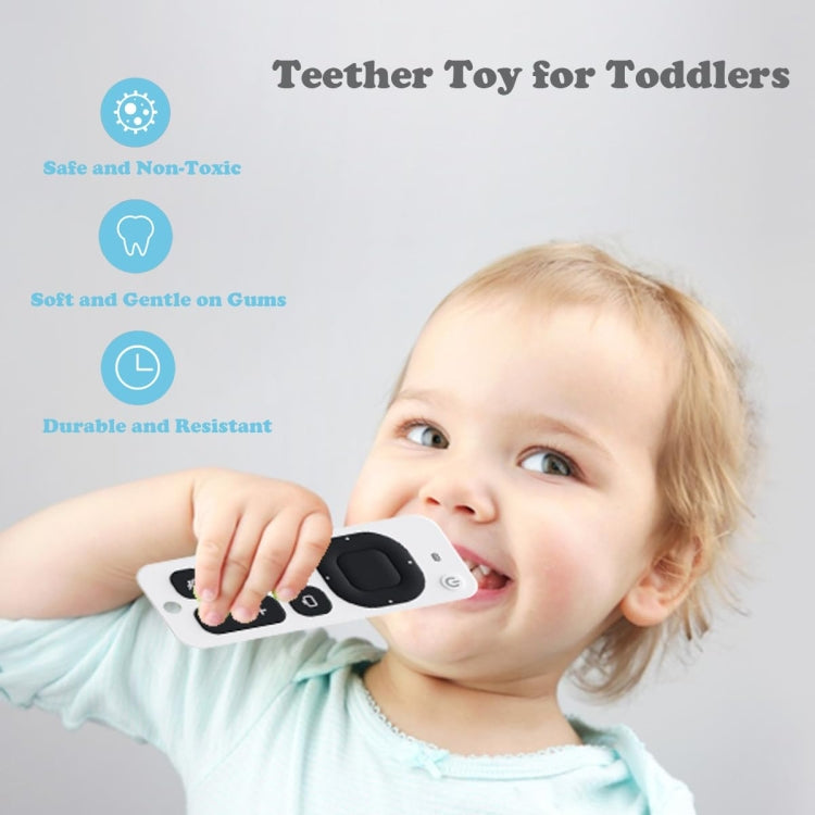 Baby Simulation Silicone Remote Control Can Press Tooth Glue Preventing Eating Hands Teething Stick