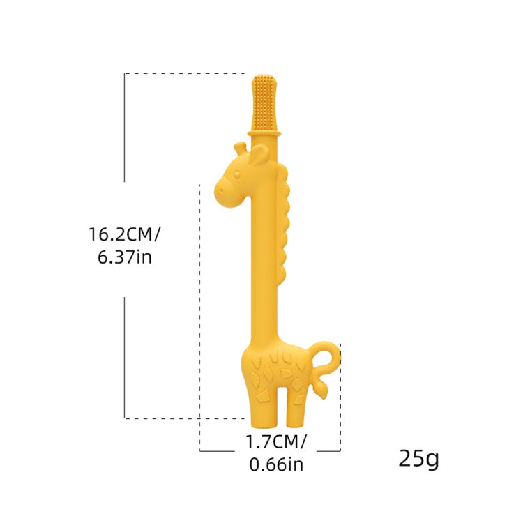 Baby Deer Toys Food Teething Sticks Silicone Giraffe