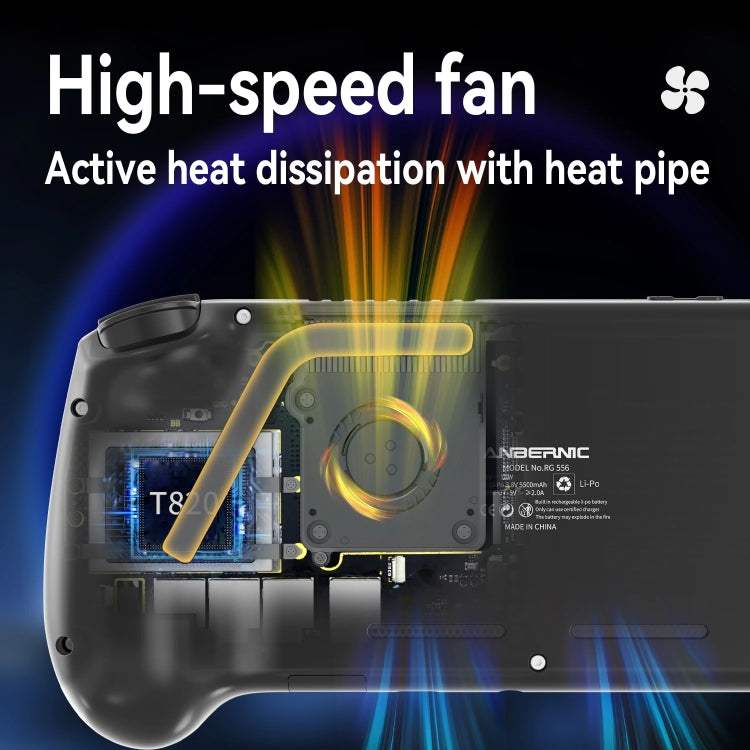 ANBERNIC RG556 Handheld Game Console Android 13 System 5.48-Inch AMOLED Screen WIFI Bluetooth Game Player