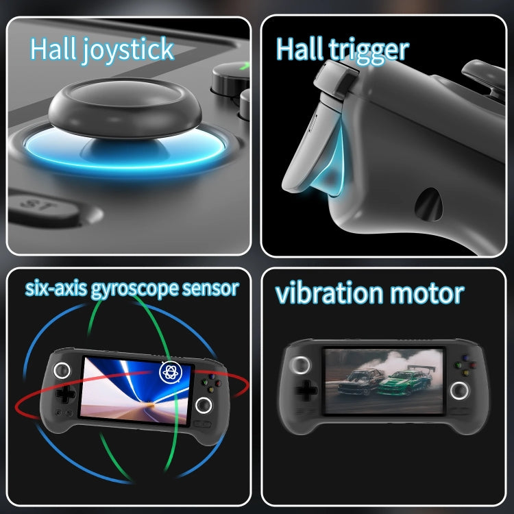 ANBERNIC RG556 Handheld Game Console Android 13 System 5.48-Inch AMOLED Screen WIFI Bluetooth Game Player