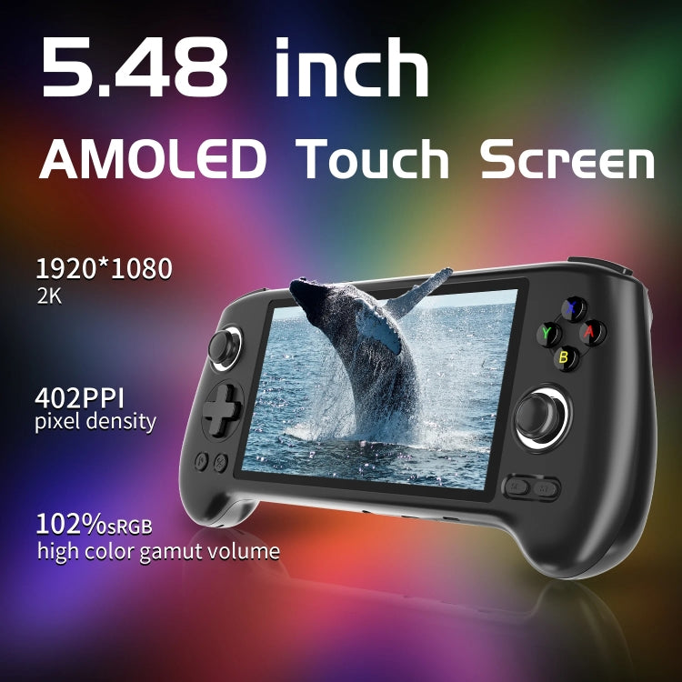 ANBERNIC RG556 Handheld Game Console Android 13 System 5.48-Inch AMOLED Screen WIFI Bluetooth Game Player