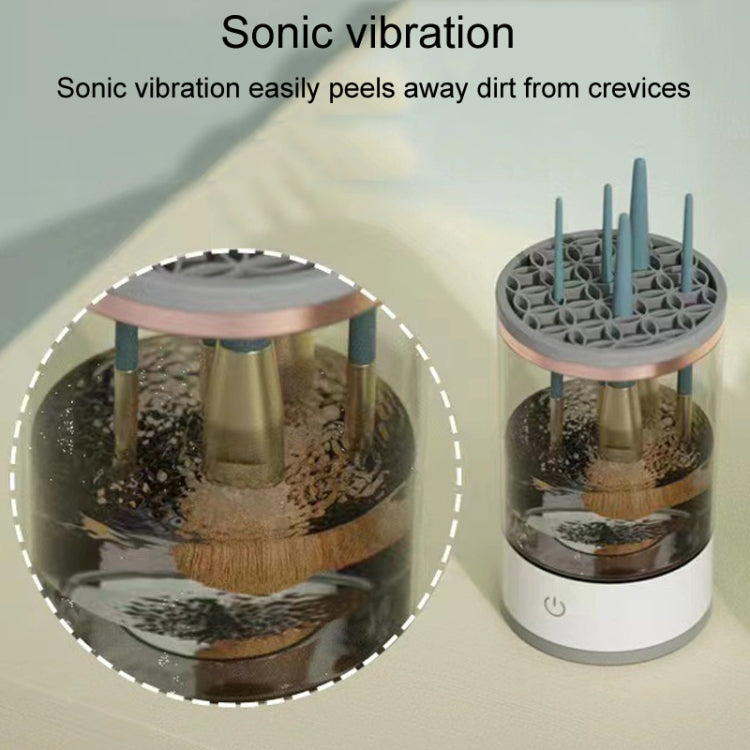 Electrical Makeup Tool Cleaner USB Plug-In Brush Cleaning Organizer