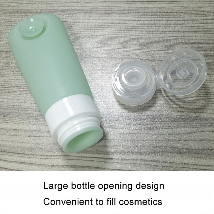 60ml Silicone Suction Cup With Brush Squeezed Bottle Portable Travel Storage Bottle