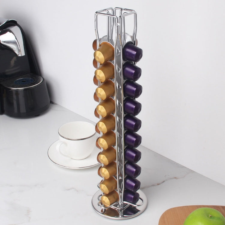 Home Capsule Coffee Rack Electroplated Iron Capsule Storage Stand