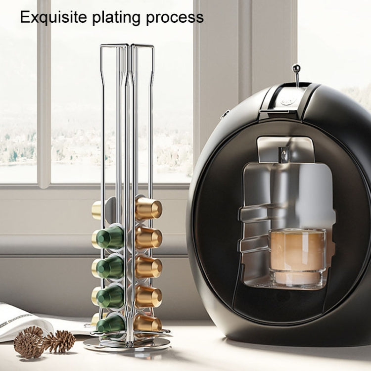 Home Capsule Coffee Rack Electroplated Iron Capsule Storage Stand