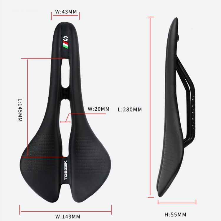 TOSEEK Mountain Bike Saddle Road Bicycle Seat Accessories