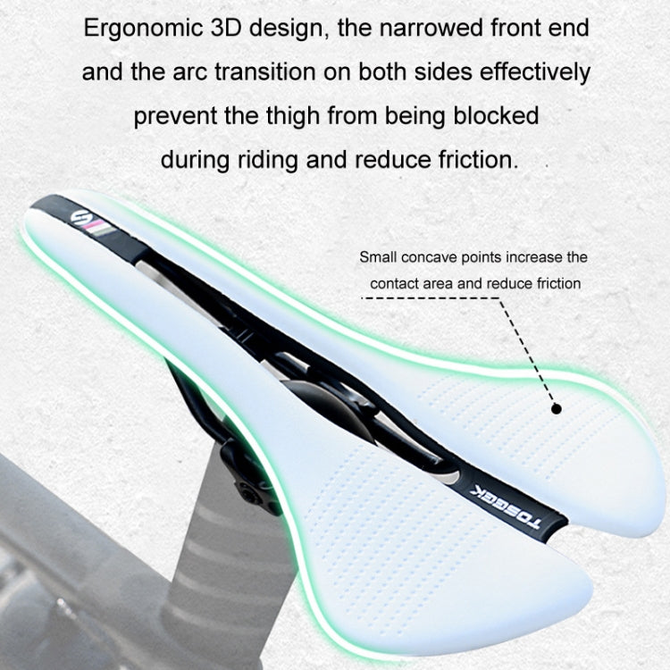TOSEEK Mountain Bike Saddle Road Bicycle Seat Accessories