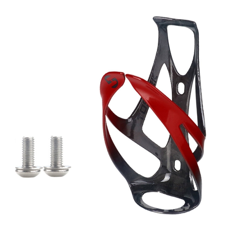 TOSEEK Outdoor Cycling Carbon Fiber Open Water Bottle Cage