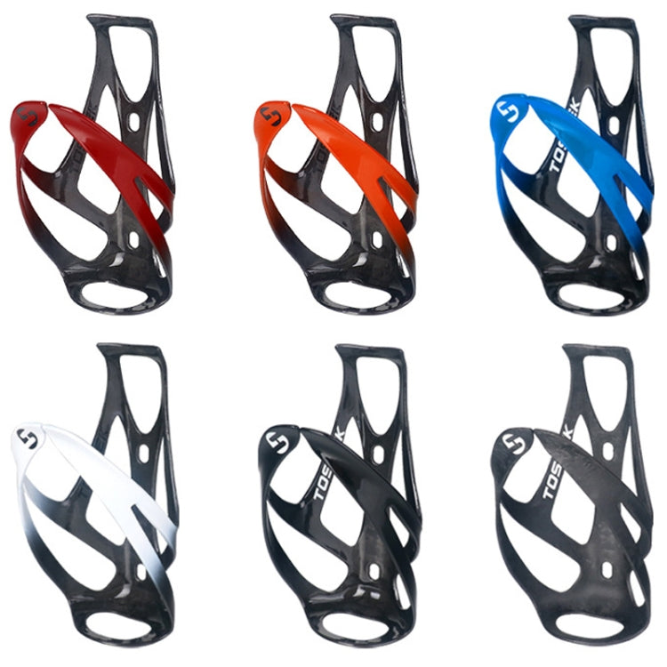 TOSEEK Outdoor Cycling Carbon Fiber Open Water Bottle Cage