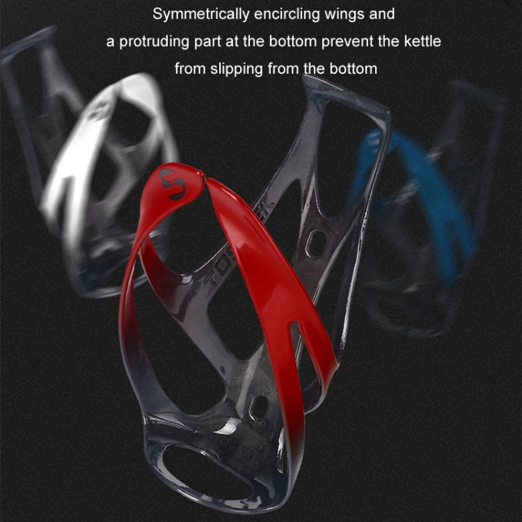 TOSEEK Outdoor Cycling Carbon Fiber Open Water Bottle Cage