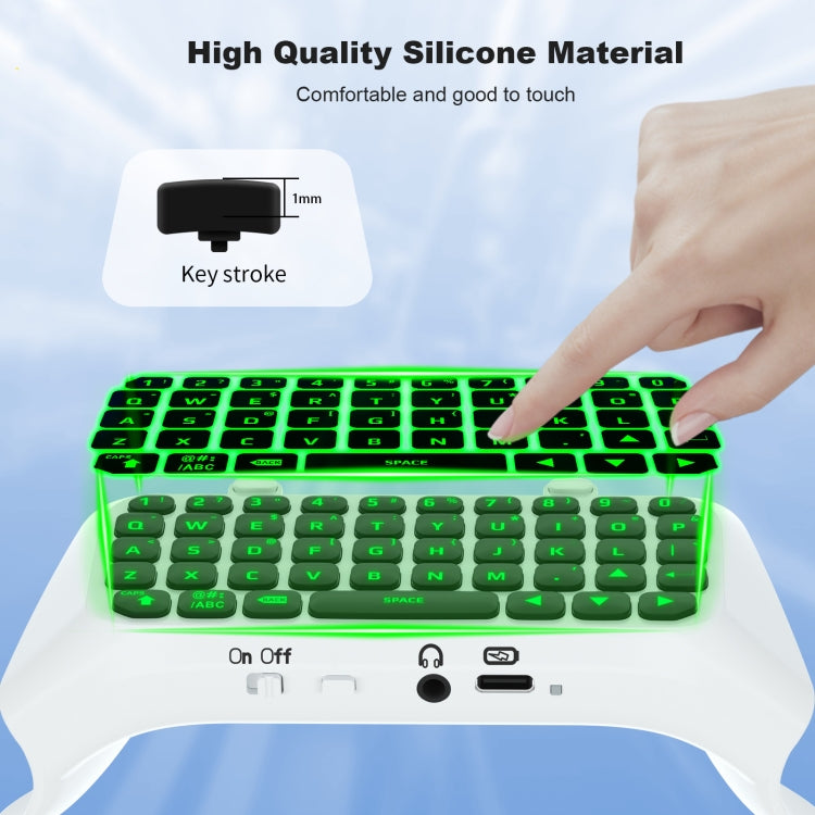 For PS5 JYS-P5172 Gamepad Wireless Bluetooth External Keyboard, Without Gamepad