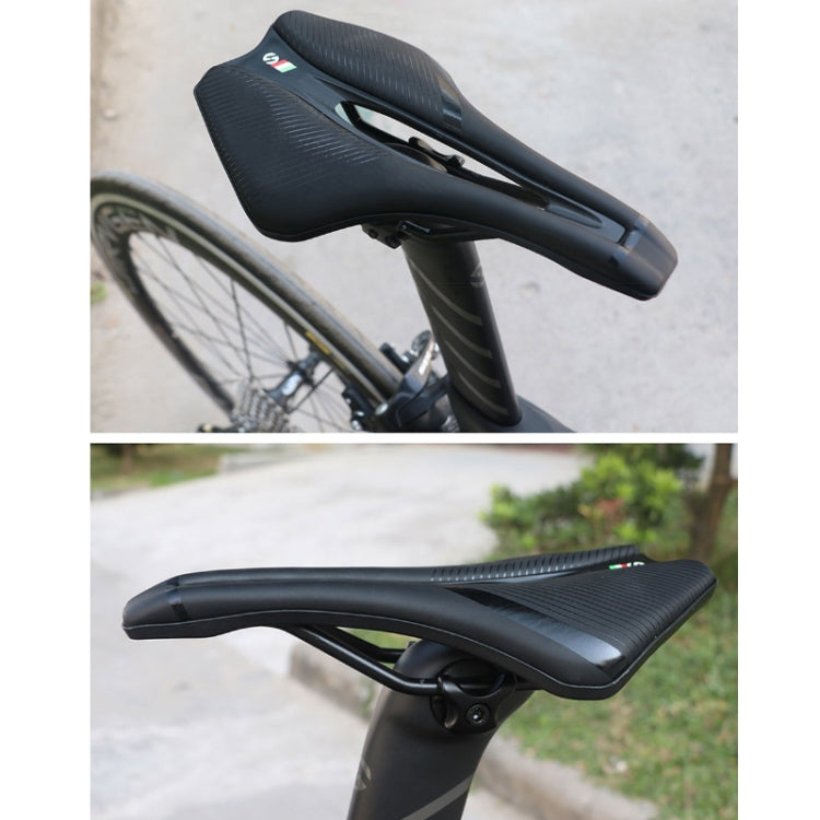 TOSEEK Bicycle Shock-absorbing Comfortable Widened Saddle