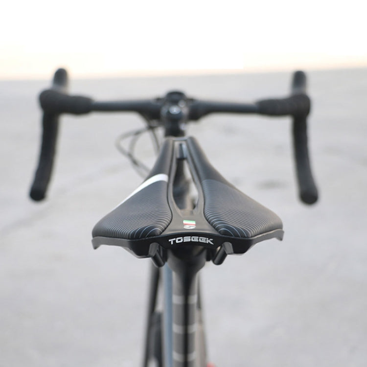TOSEEK Bicycle Shock-absorbing Comfortable Widened Saddle