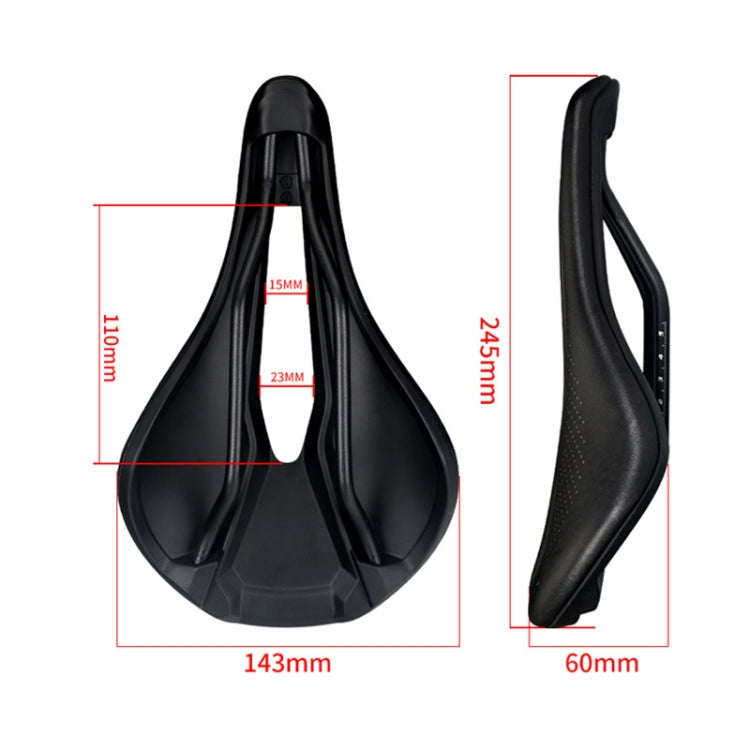 TOSEEK Bicycle Wide Seat Cushion Shock Absorption Comfortable Saddle