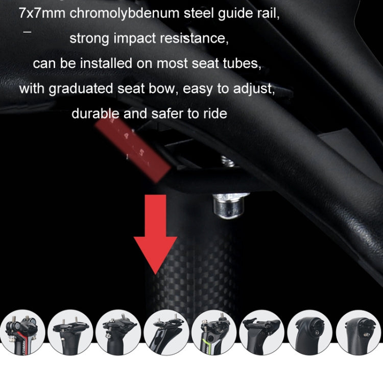 TOSEEK Bicycle Wide Seat Cushion Shock Absorption Comfortable Saddle