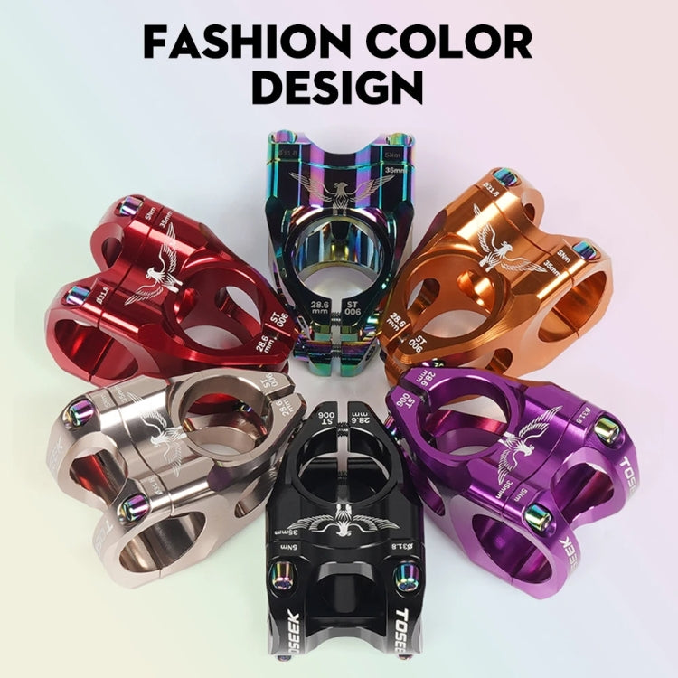 TOSEEK 35mm Aluminum Alloy Stem Bicycle Modification Accessories