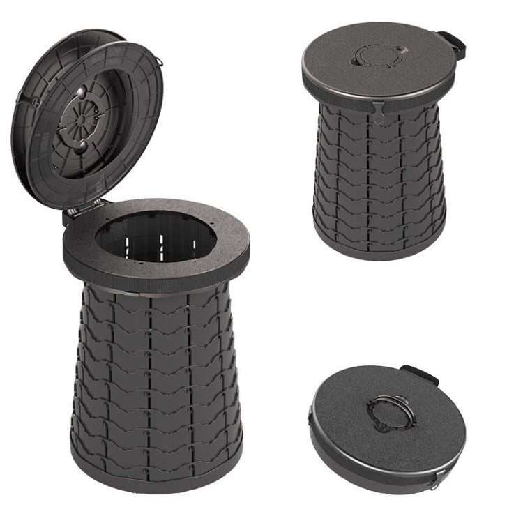Car Outdoor Multifunctional Retractable Thickened Folding Stool Portable Toilet