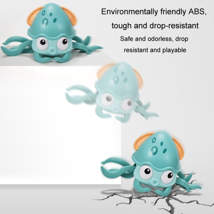 Children Electrical Sensor Octopus Toy Automatic Obstacle Avoidance Sound Light Crawling Quirky Toy