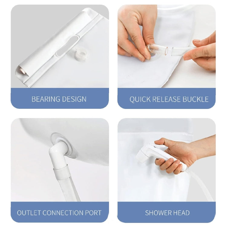 10L Outdoor Camping Portable Folding PVC Bath Water Bag