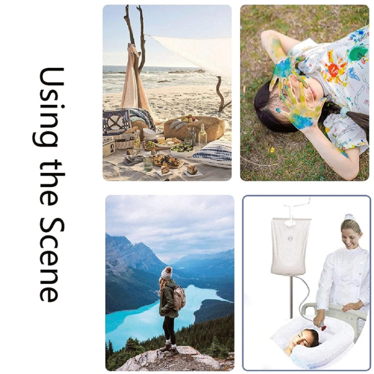 10L Outdoor Camping Portable Folding PVC Bath Water Bag