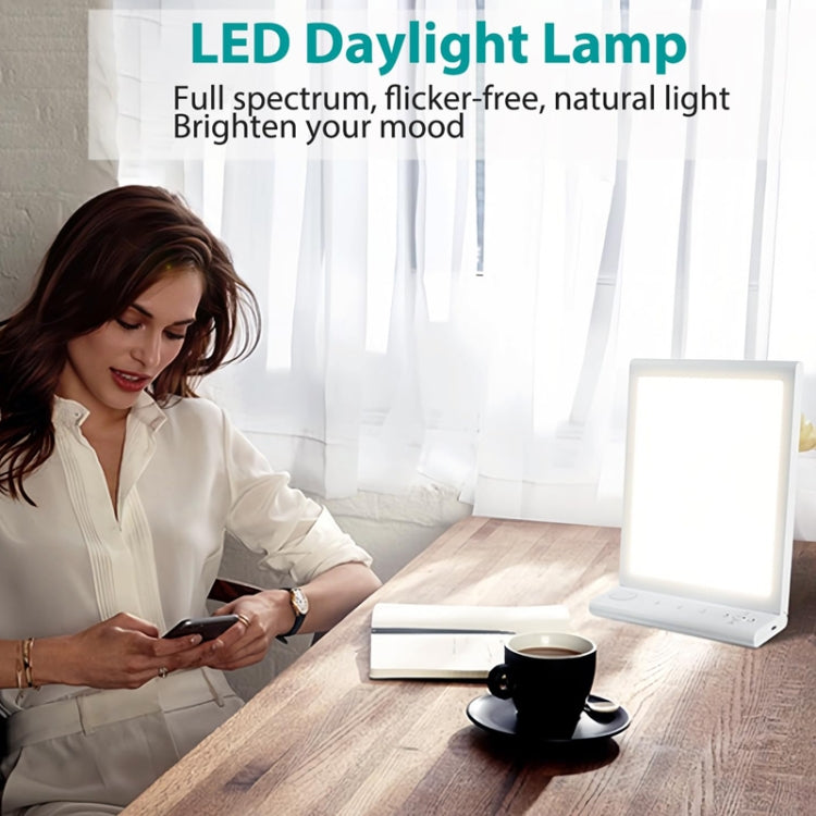 SAD White Noise Phototherapy Lamp Smart Emotional Night Light Music Decompression Therapy Light