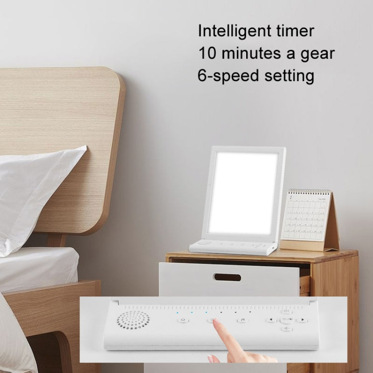 SAD White Noise Phototherapy Lamp Smart Emotional Night Light Music Decompression Therapy Light