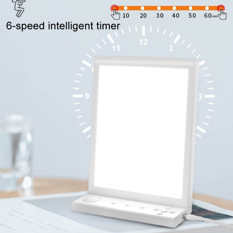 SAD White Noise Phototherapy Lamp Smart Emotional Night Light Music Decompression Therapy Light