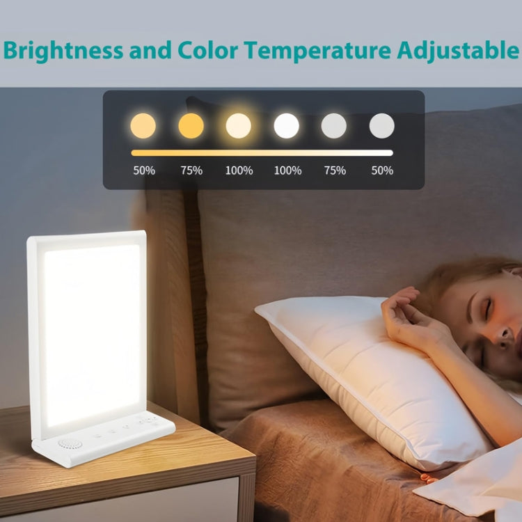 SAD White Noise Phototherapy Lamp Smart Emotional Night Light Music Decompression Therapy Light