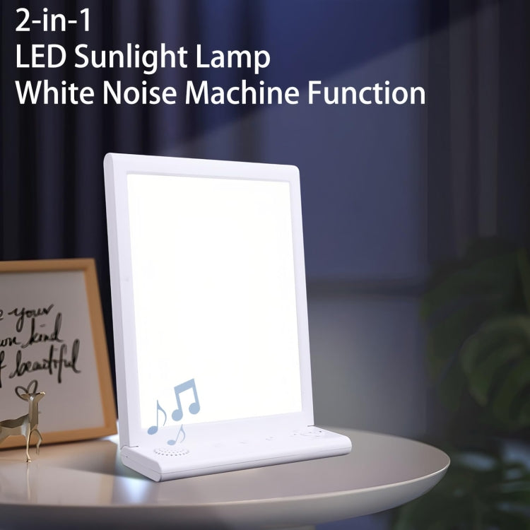 SAD White Noise Phototherapy Lamp Smart Emotional Night Light Music Decompression Therapy Light